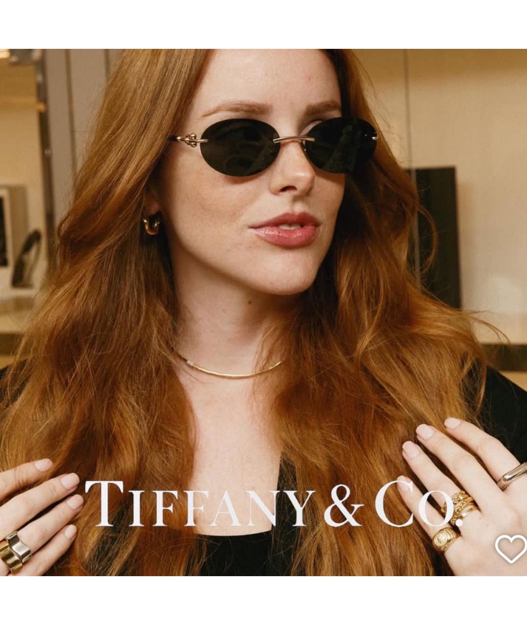 TIFFANY&CO Мульти металлические солнцезащитные очки, фото 2