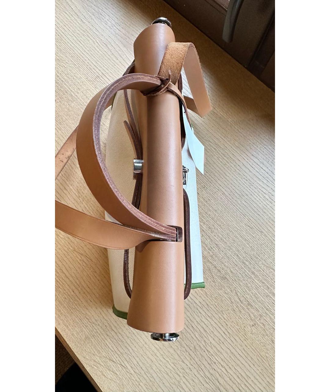 HERMES Мульти льняная сумка тоут, фото 5