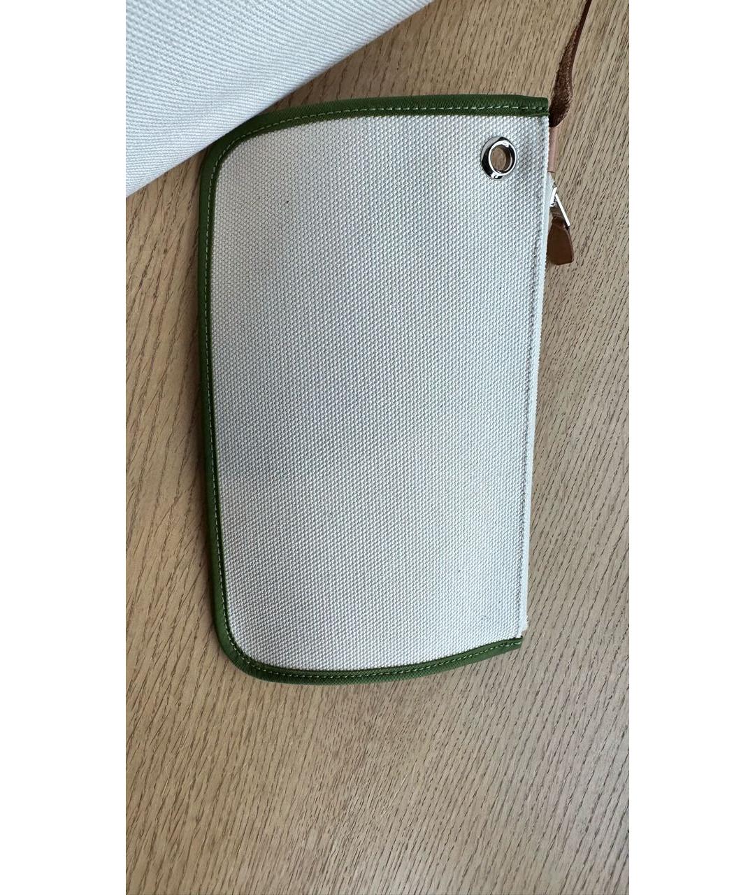 HERMES Мульти льняная сумка тоут, фото 7