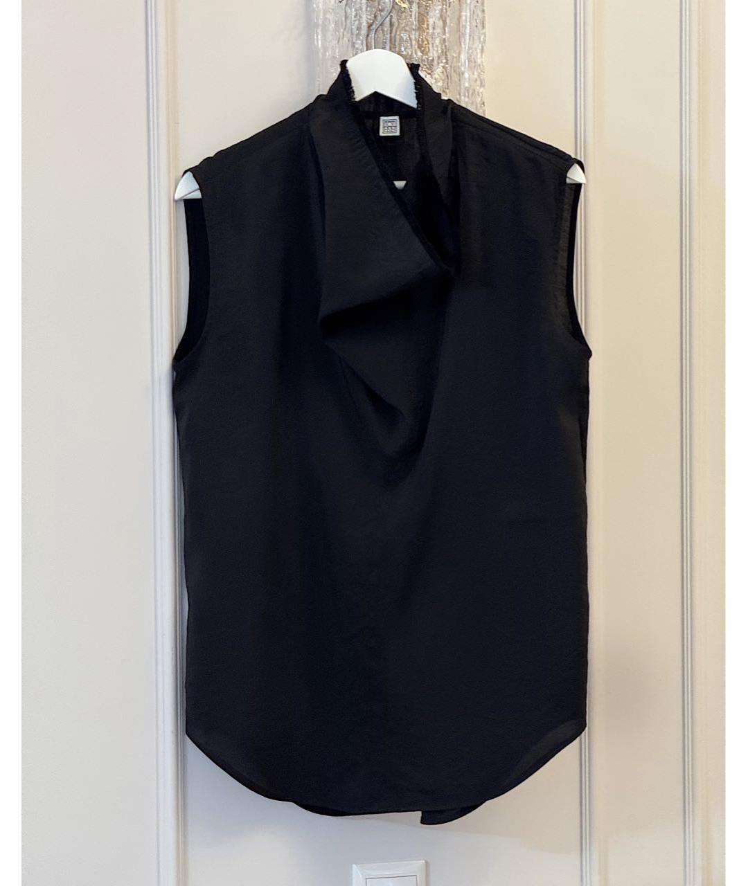 TOTEME Черная блузы, фото 4