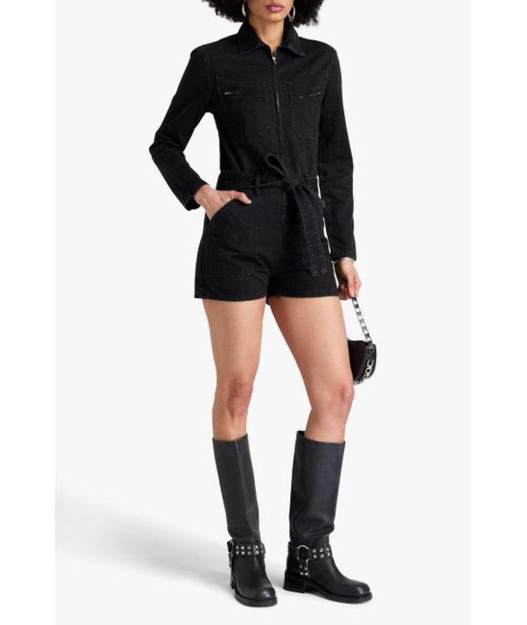 IRO Черный хлопковый комбинезон, фото 2