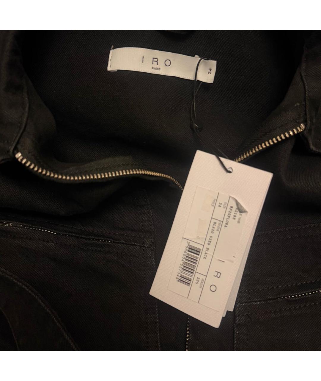 IRO Черный хлопковый комбинезон, фото 7