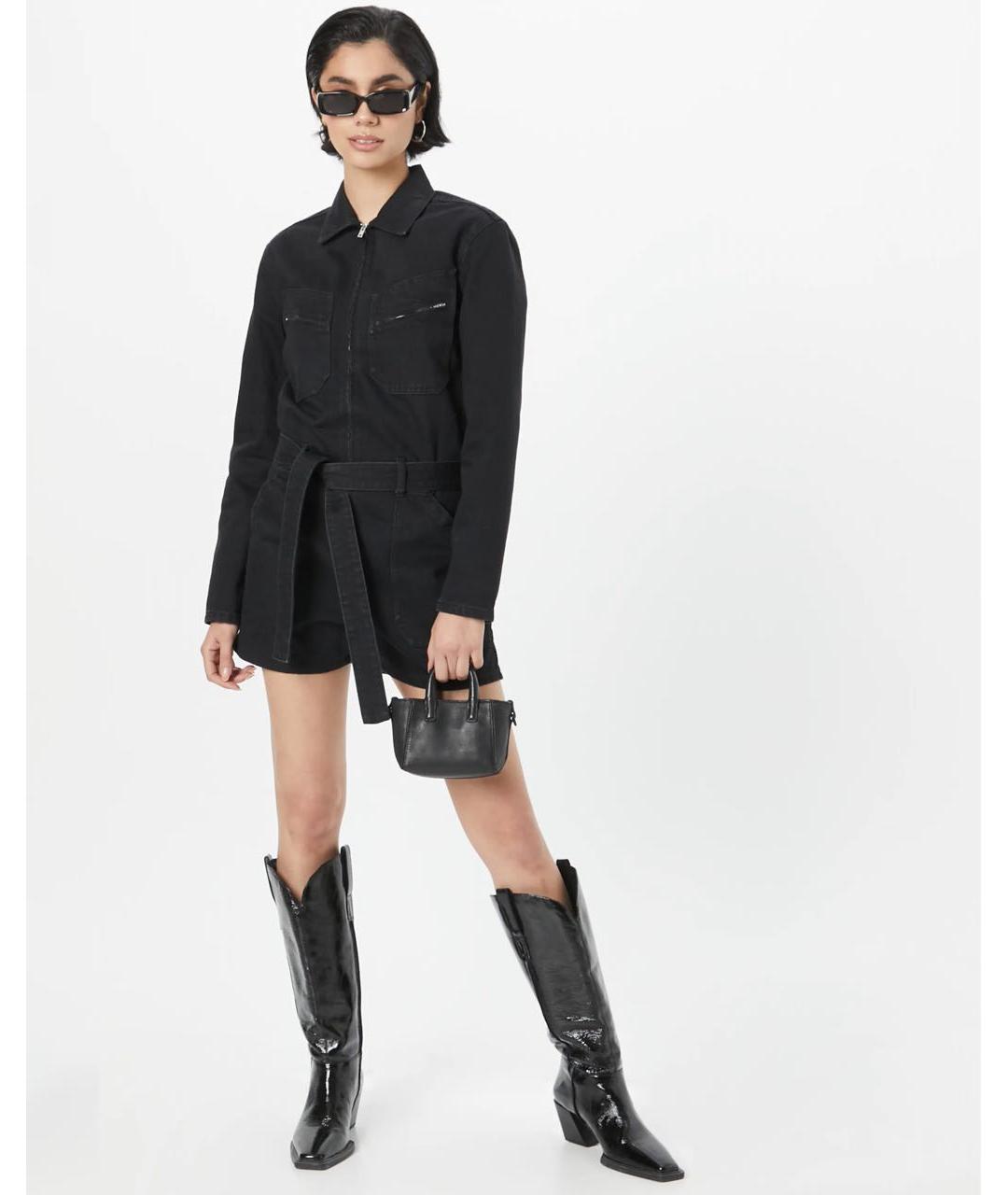 IRO Черный хлопковый комбинезон, фото 6