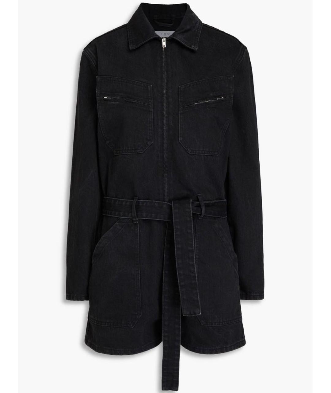 IRO Черный хлопковый комбинезон, фото 9