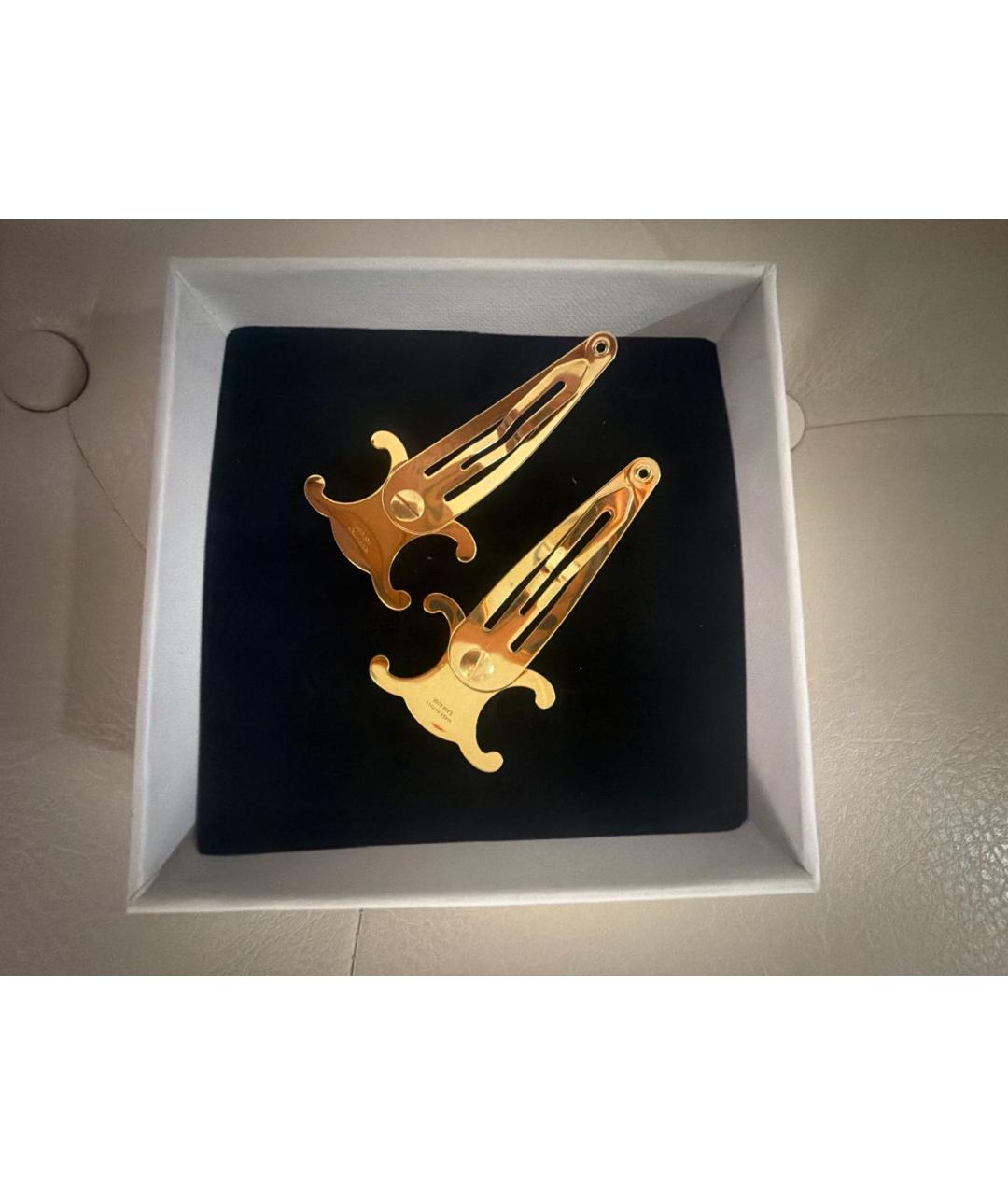 CELINE Золотая заколка, фото 2