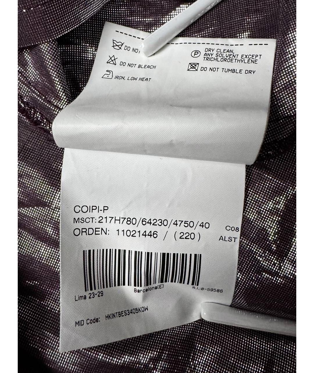 BURBERRY Серебряная хлопковая кэжуал рубашка, фото 6