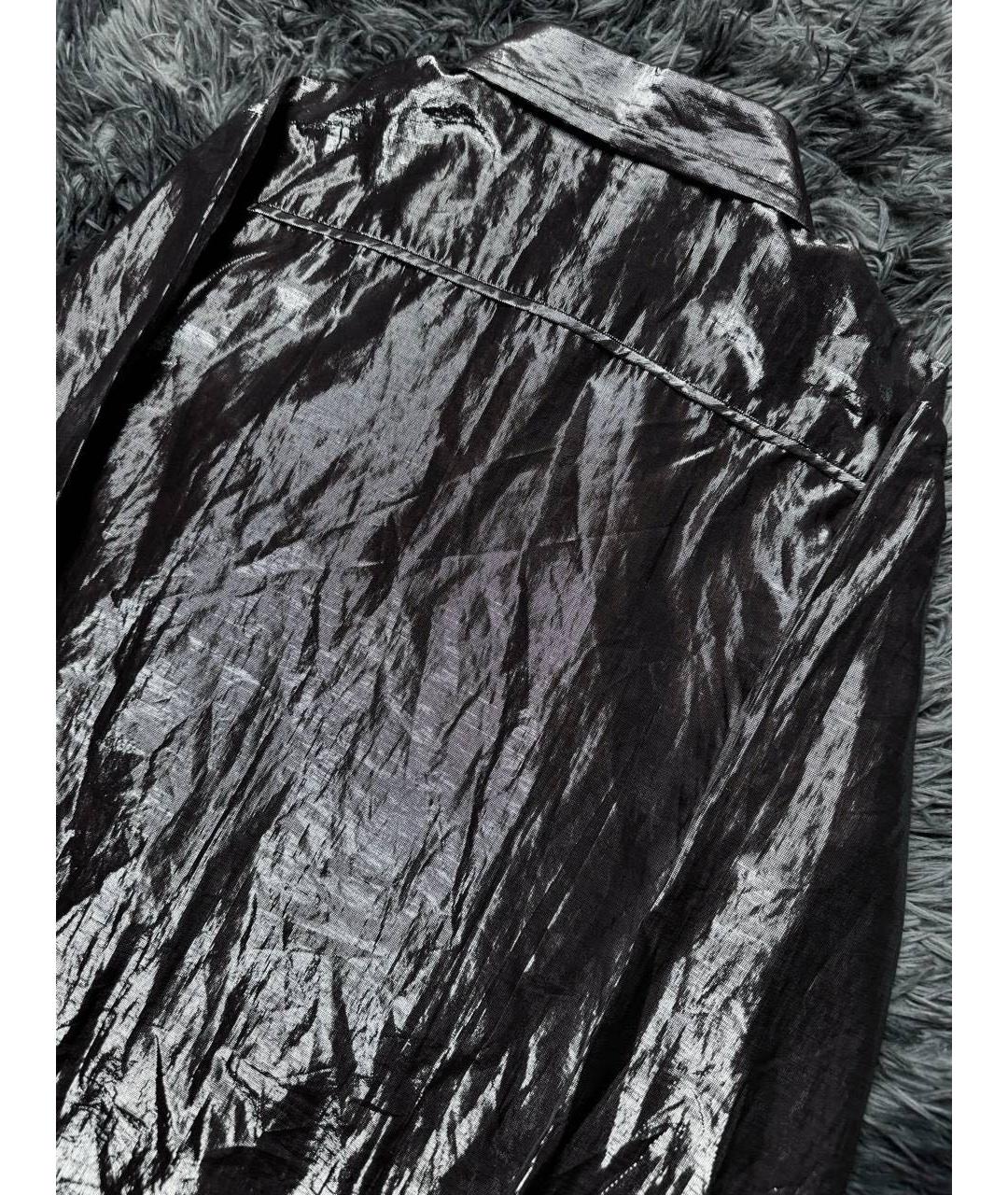 BURBERRY Серебряная хлопковая кэжуал рубашка, фото 3