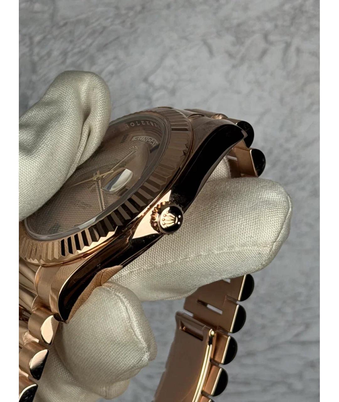 ROLEX Золотые часы из розового золота, фото 3