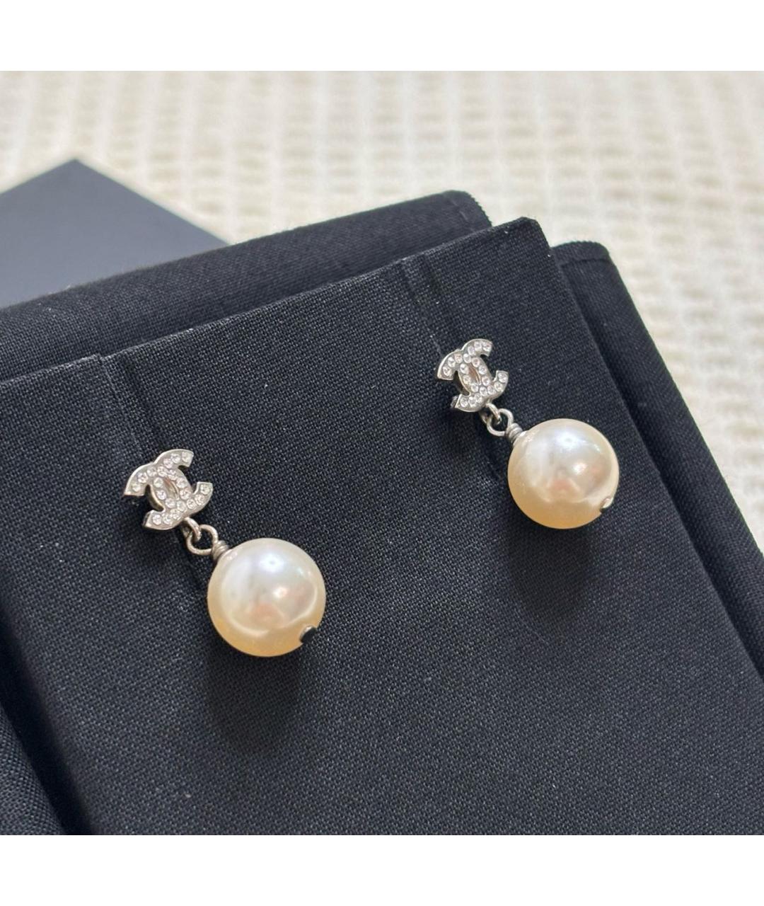 CHANEL Золотые серьги, фото 2