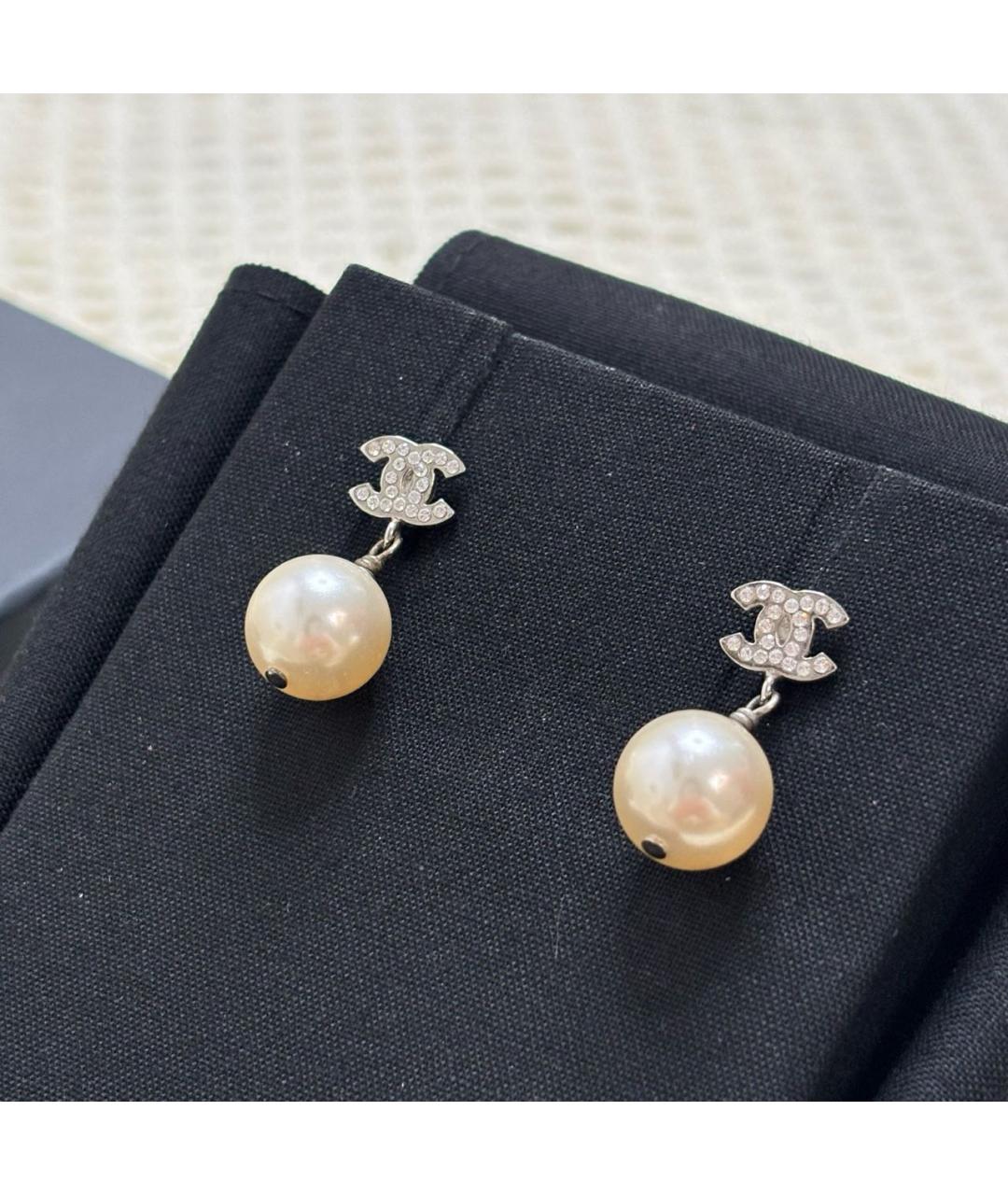 CHANEL Золотые серьги, фото 5