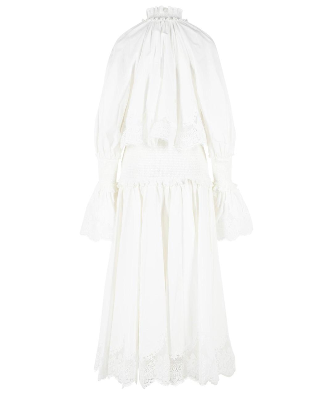 ZIMMERMANN Белое хлопковое платье, фото 3