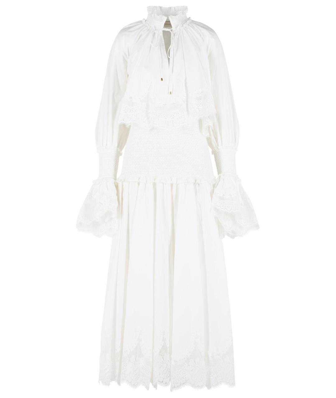 ZIMMERMANN Белое хлопковое платье, фото 1