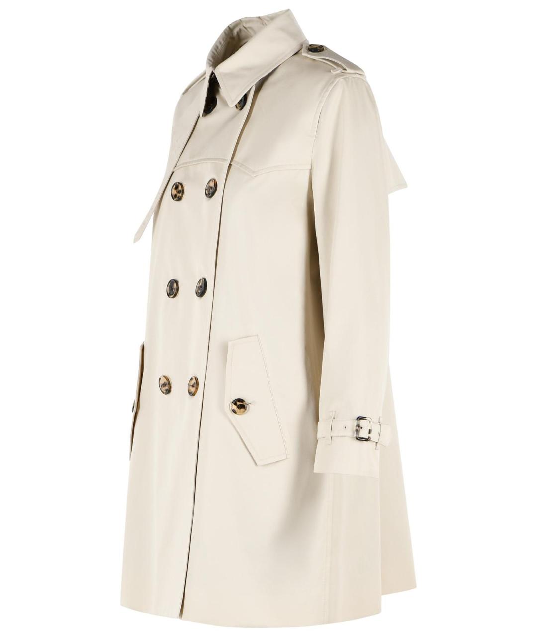 BURBERRY Бежевый хлопковый тренч/плащ, фото 2