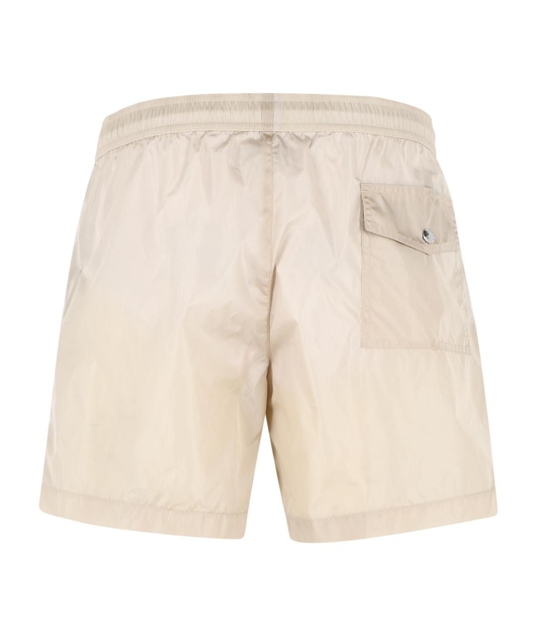 MONCLER Белые полиамидовые плавки, фото 3