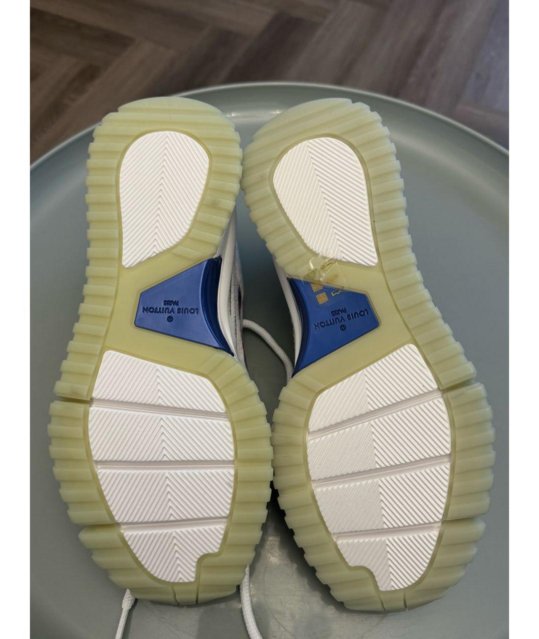 LOUIS VUITTON Белые кроссовки, фото 5