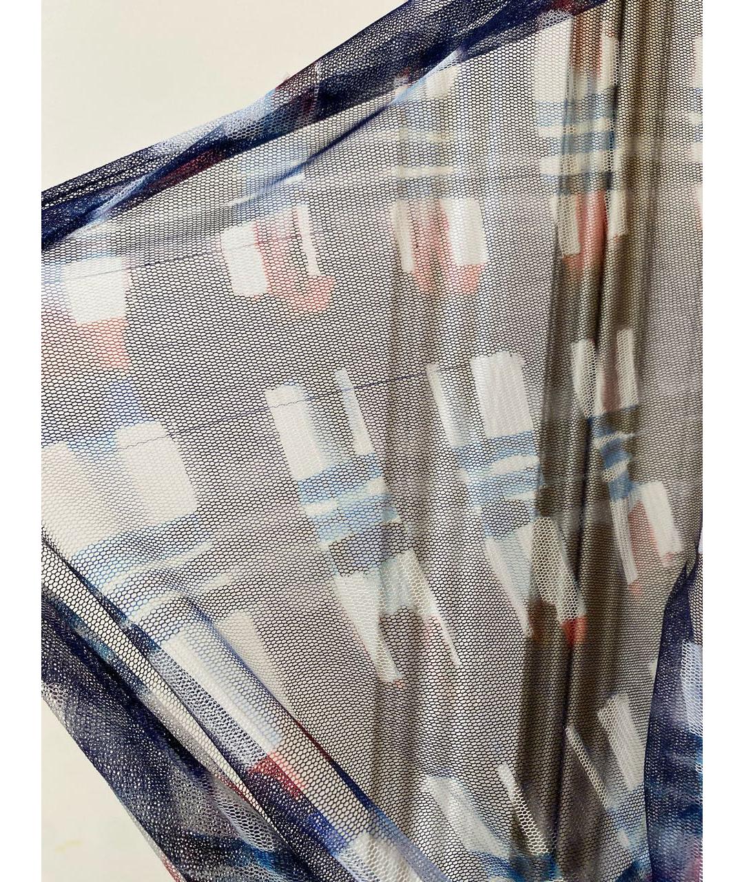 CHANEL Синяя хлопковая юбка миди, фото 5