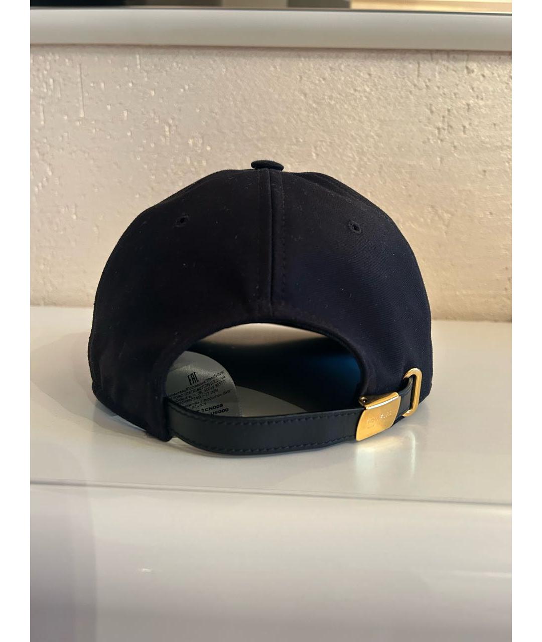 TOM FORD Черная хлопковая кепка, фото 2