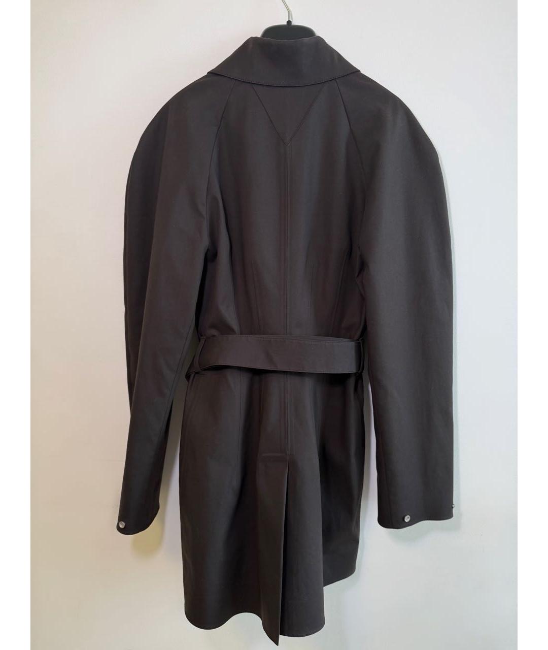 BOTTEGA VENETA Коричневое хлопковое пальто, фото 2