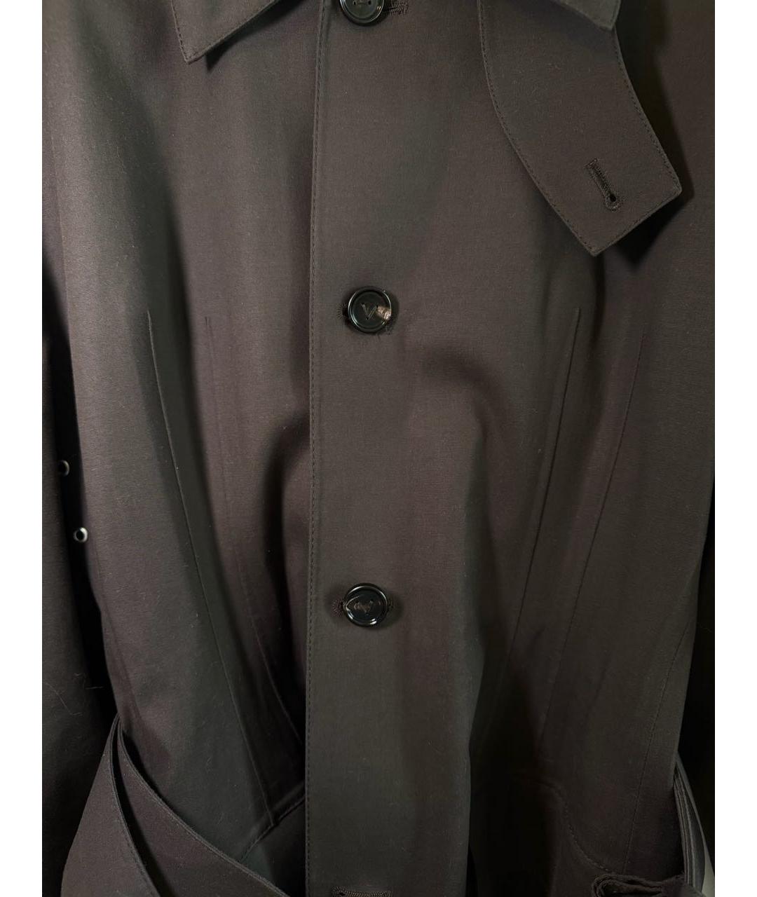 BOTTEGA VENETA Коричневое хлопковое пальто, фото 4