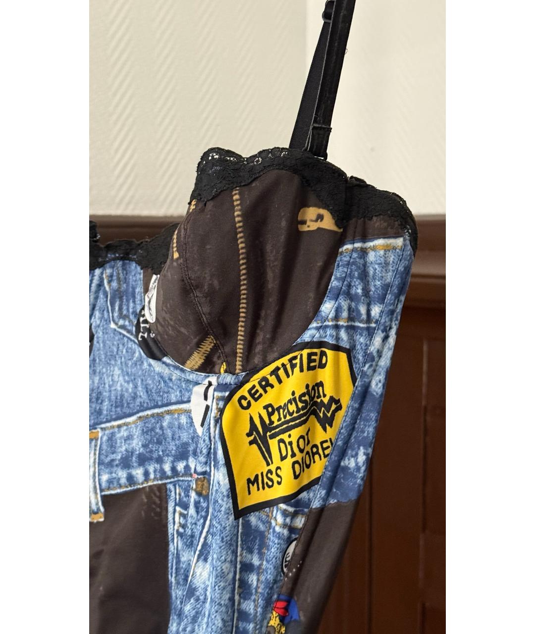 CHRISTIAN DIOR Голубой корсет, фото 4