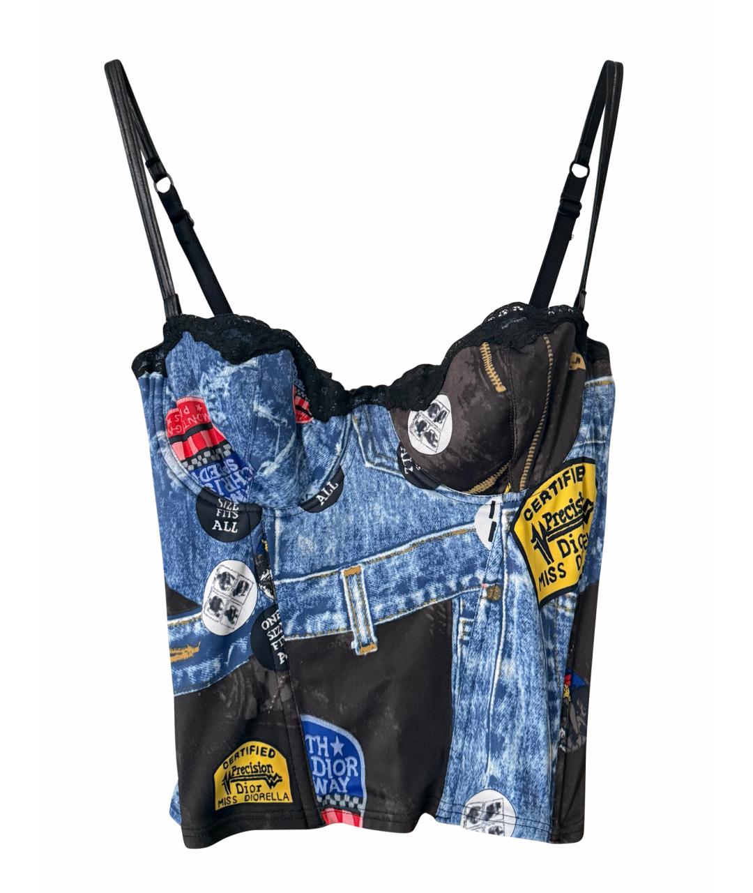CHRISTIAN DIOR Голубой корсет, фото 1