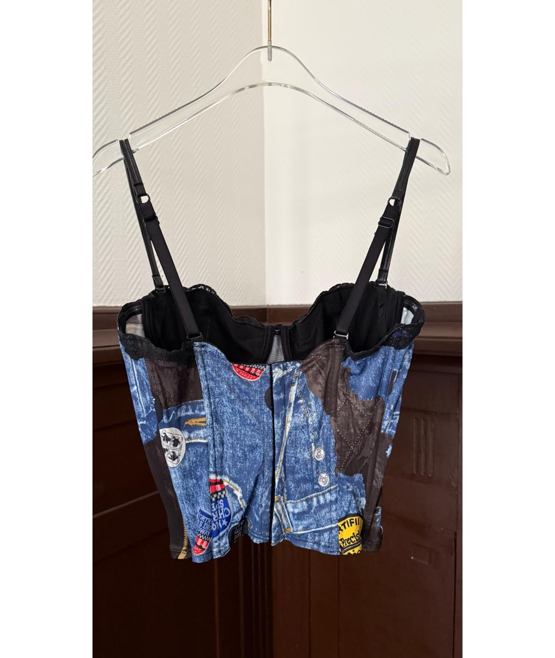 CHRISTIAN DIOR Голубой корсет, фото 2