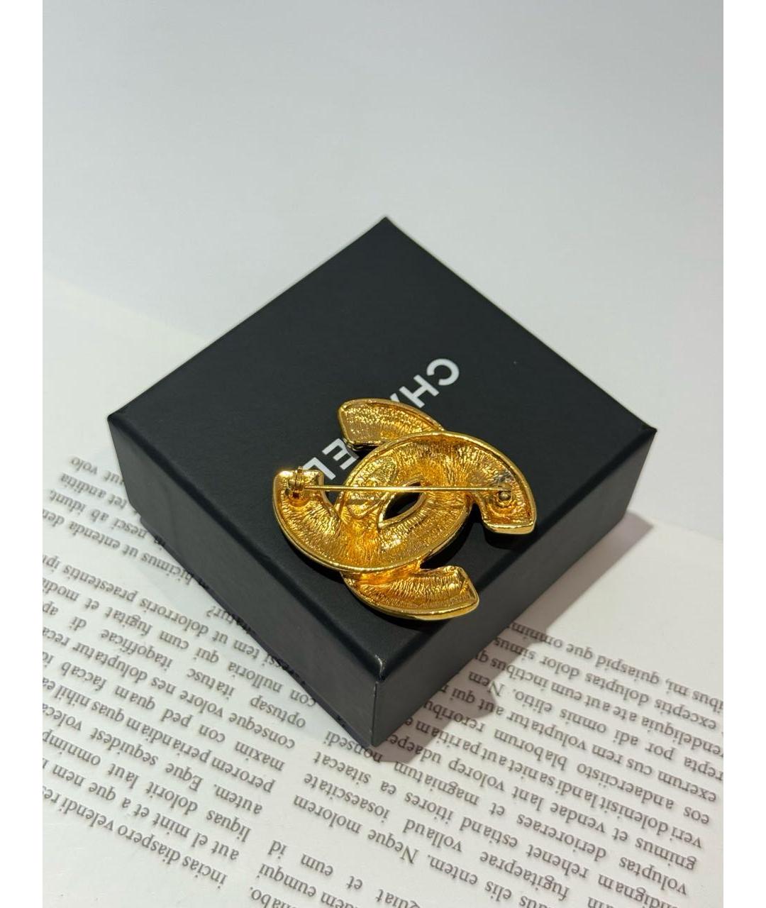 CHANEL Золотая булавка / брошь, фото 2