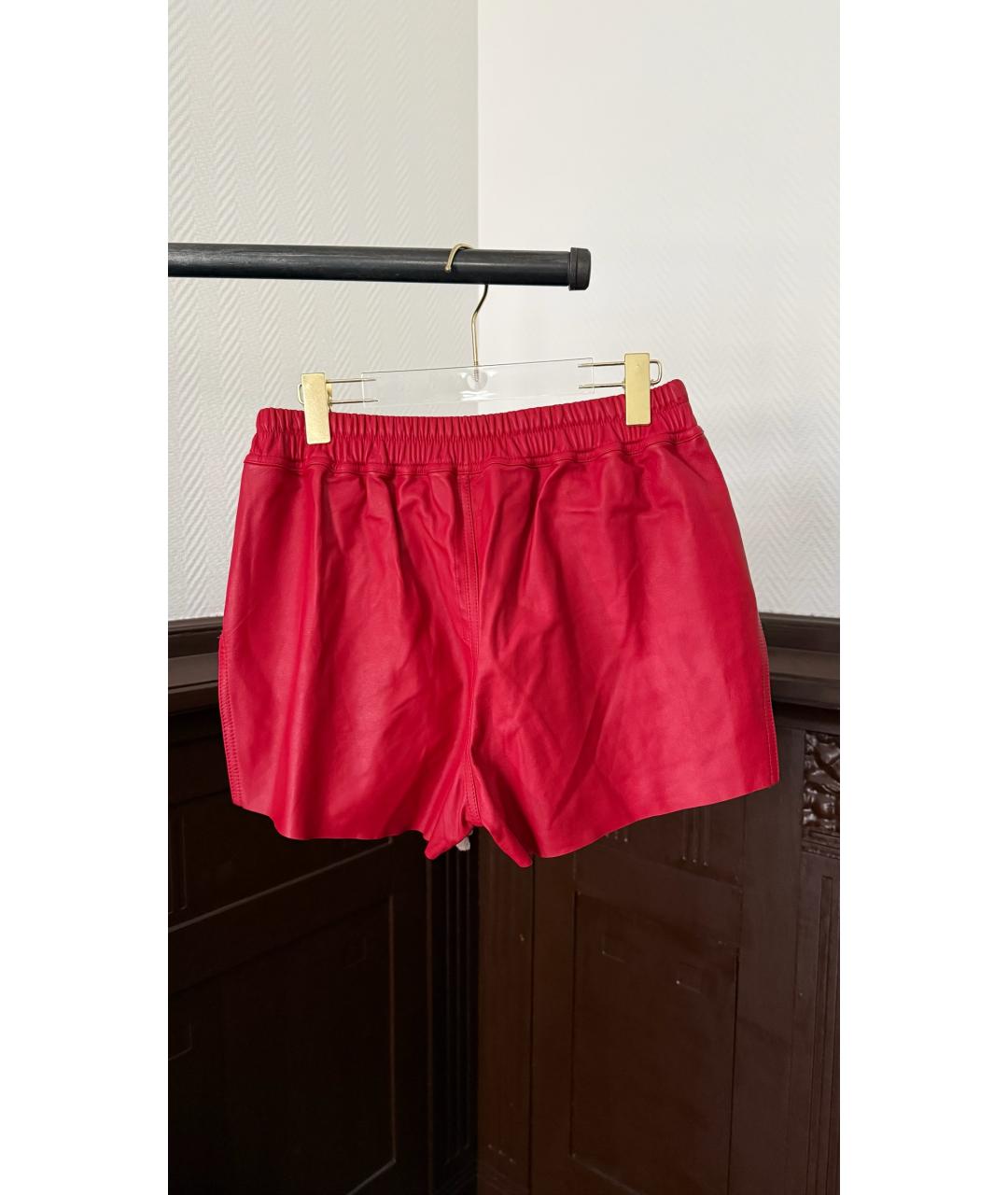 RICK OWENS Красные шорты, фото 2