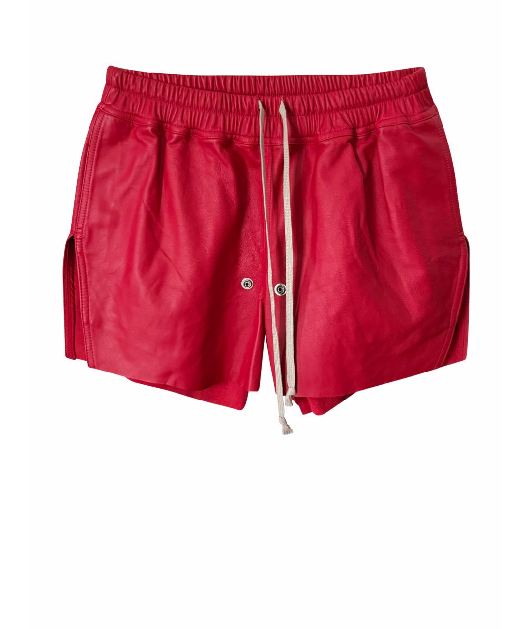 RICK OWENS Красные шорты, фото 1