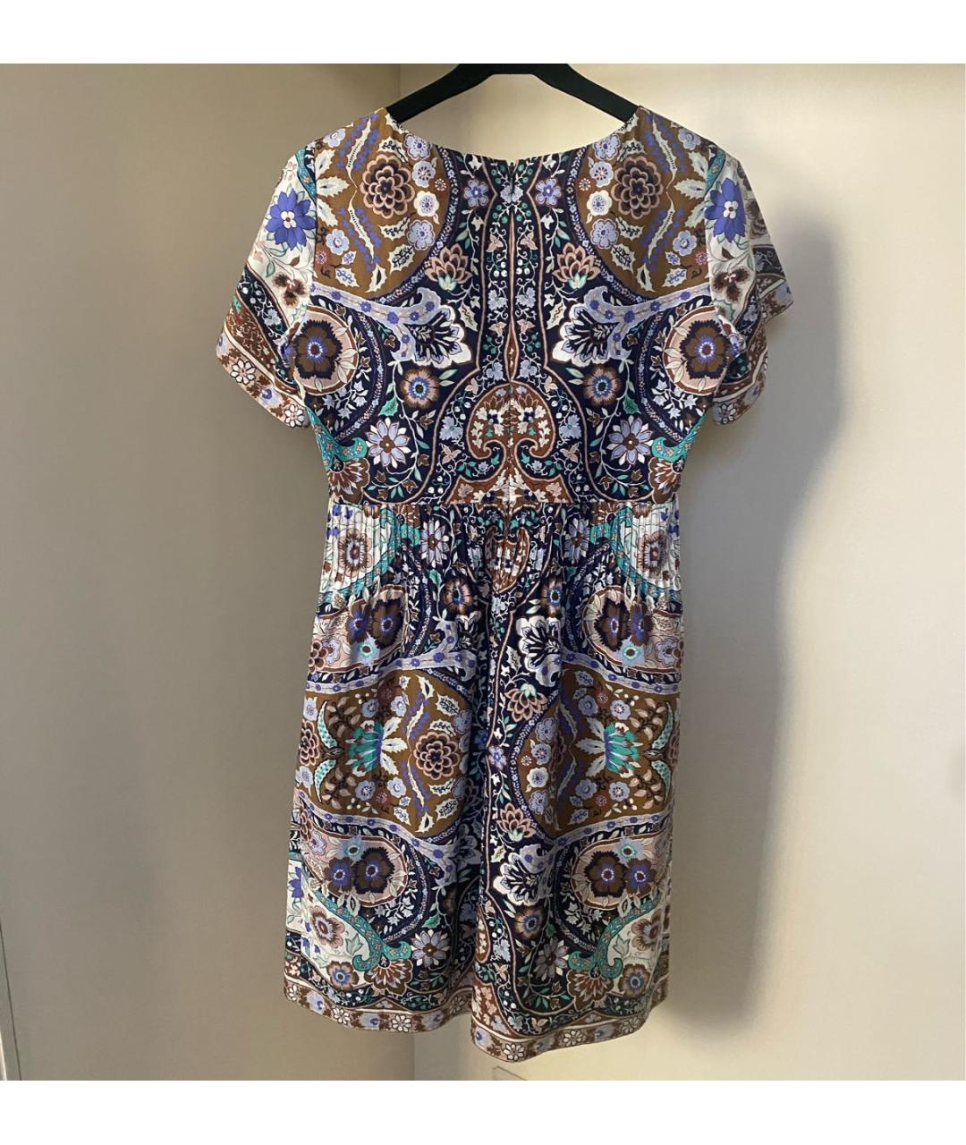 ETRO Мульти хлопковое коктейльное платье, фото 7