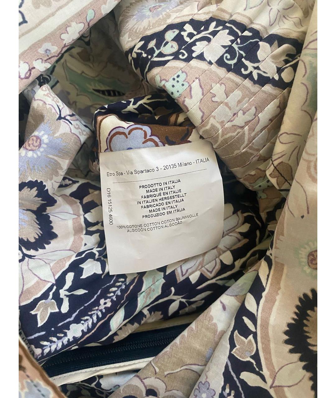 ETRO Мульти хлопковое коктейльное платье, фото 8