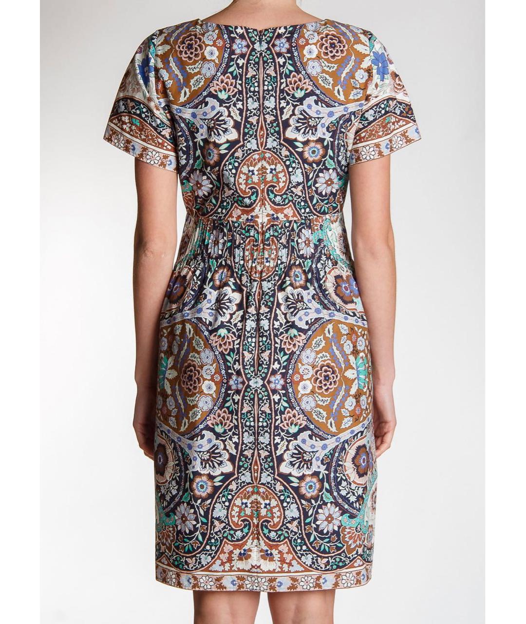 ETRO Мульти хлопковое коктейльное платье, фото 3