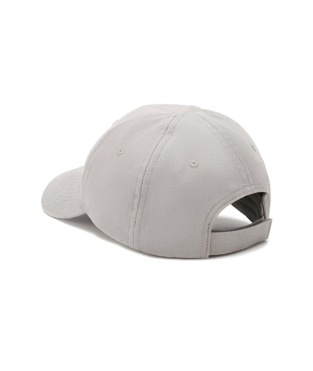 BALENCIAGA Серая хлопковая кепка/бейсболка, фото 2