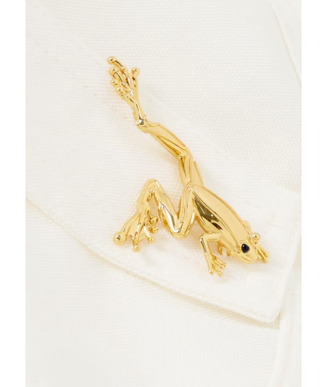 BOTTEGA VENETA Белое вискозное повседневное платье, фото 7