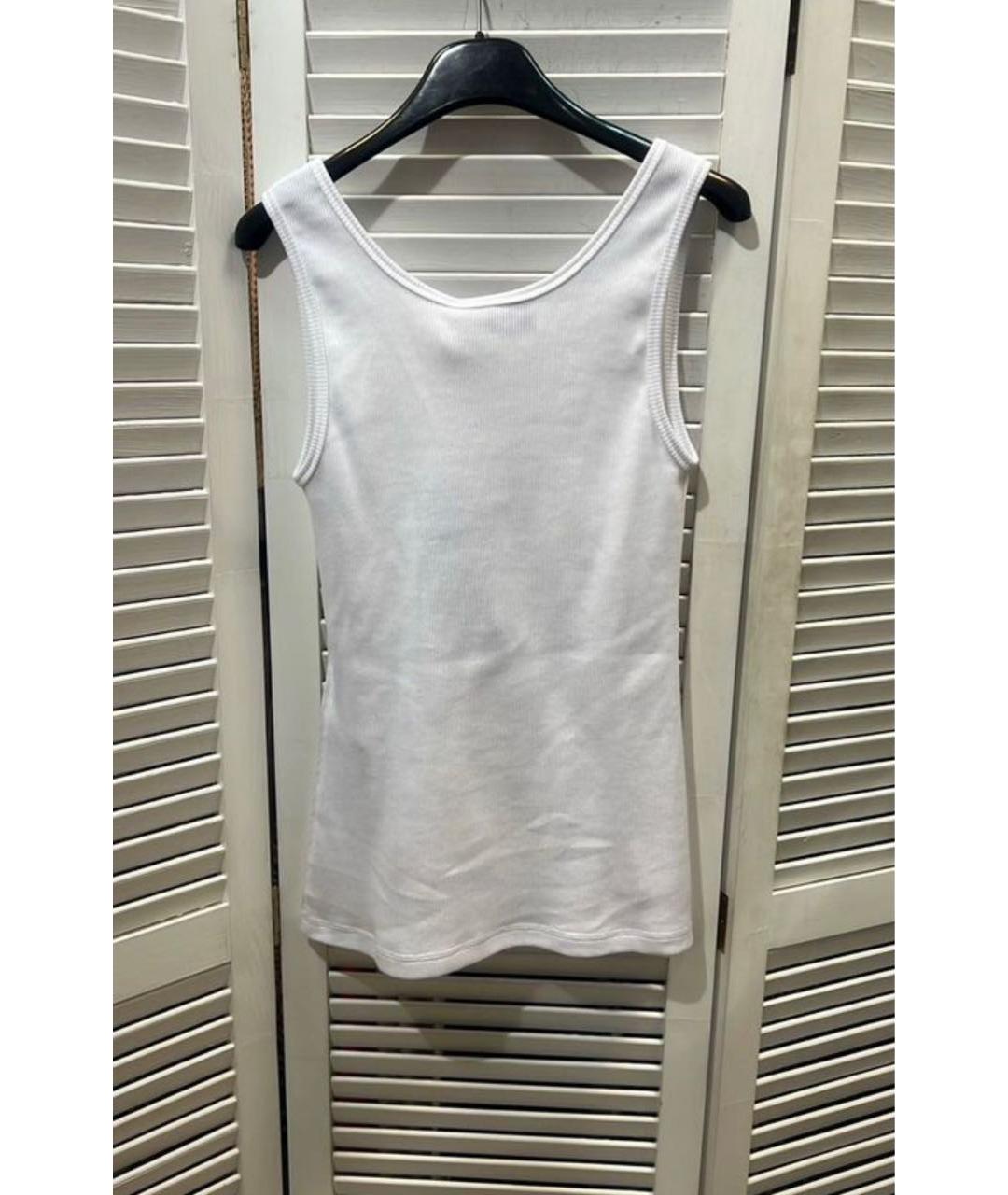 GUCCI Белая хлопковая майка, фото 2