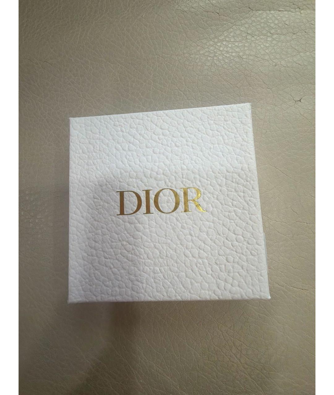 CHRISTIAN DIOR Золотые латунные серьги, фото 6