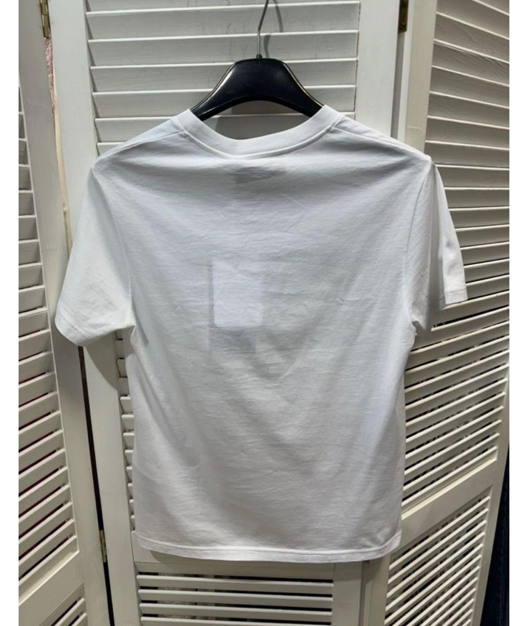 GUCCI Белая хлопковая футболка, фото 3