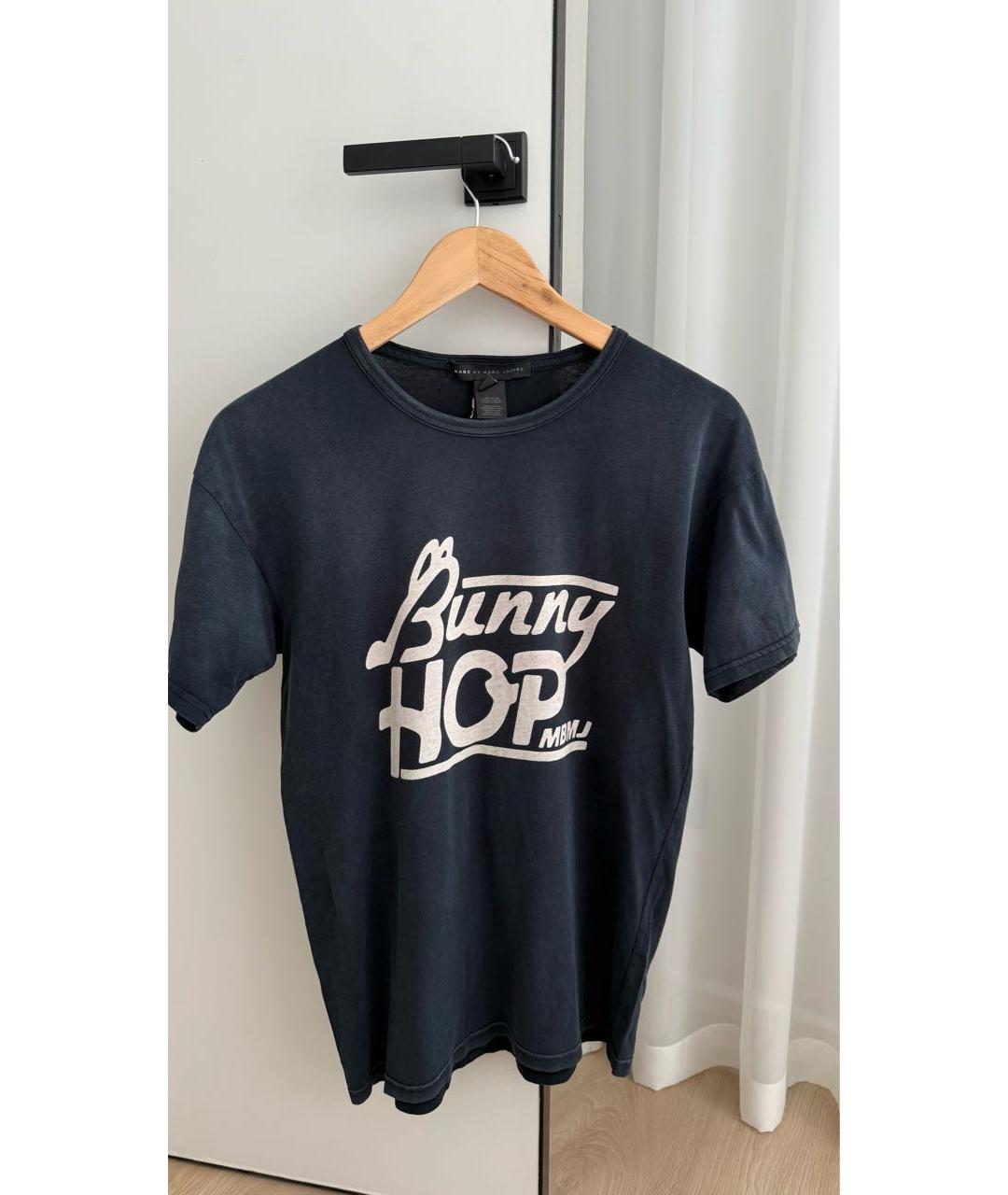 MARC BY MARC JACOBS Серая хлопковая футболка, фото 7