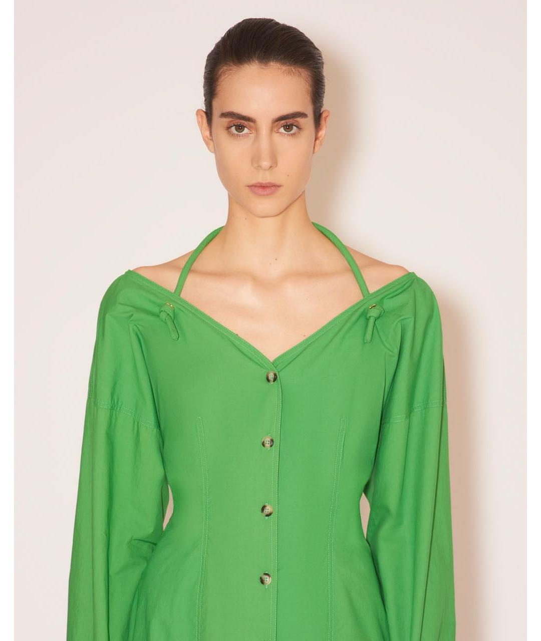 NANUSHKA Зеленые коктейльное платье, фото 4