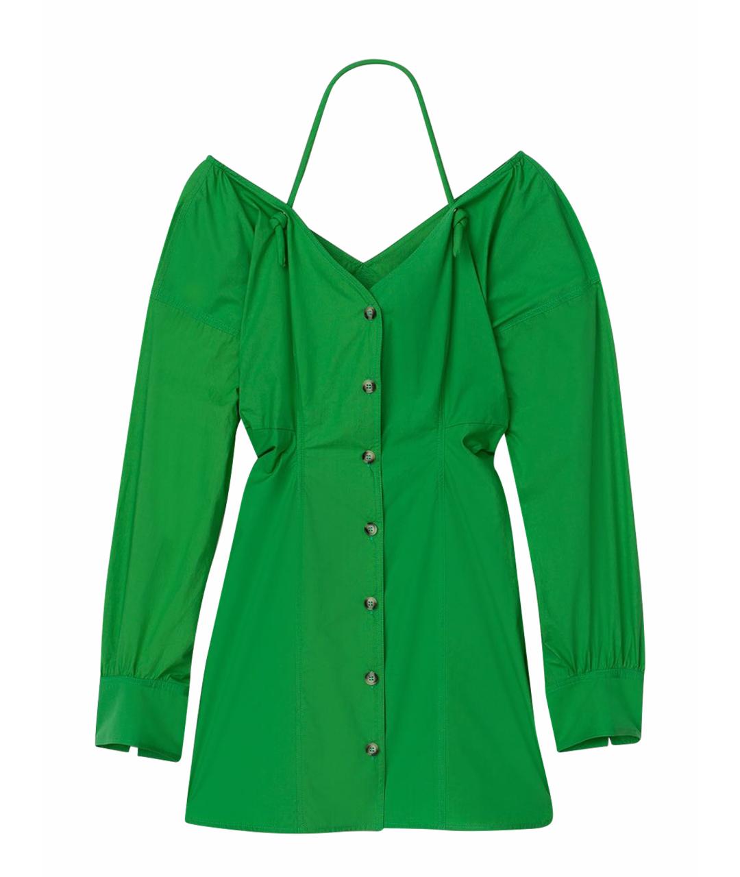 NANUSHKA Зеленые коктейльное платье, фото 1