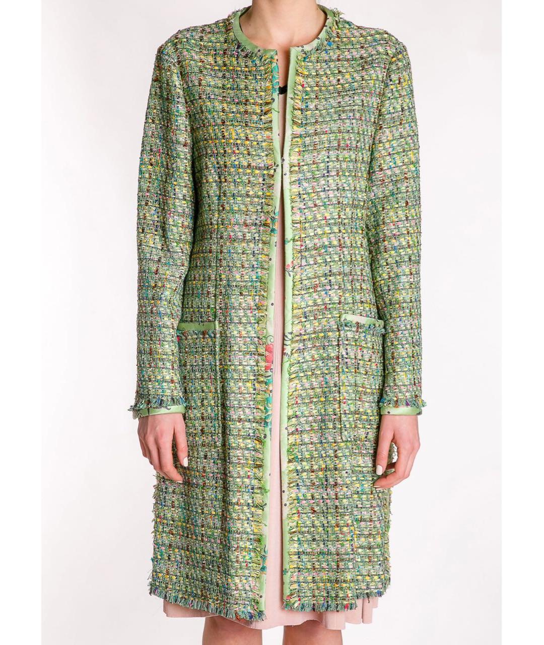 ETRO Зеленые хлопковое пальто, фото 3