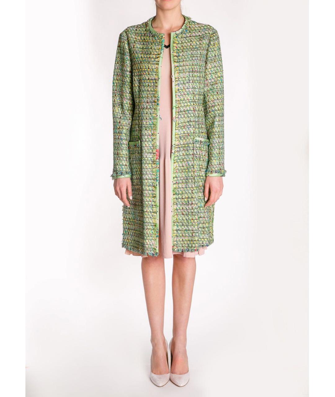 ETRO Зеленые хлопковое пальто, фото 2