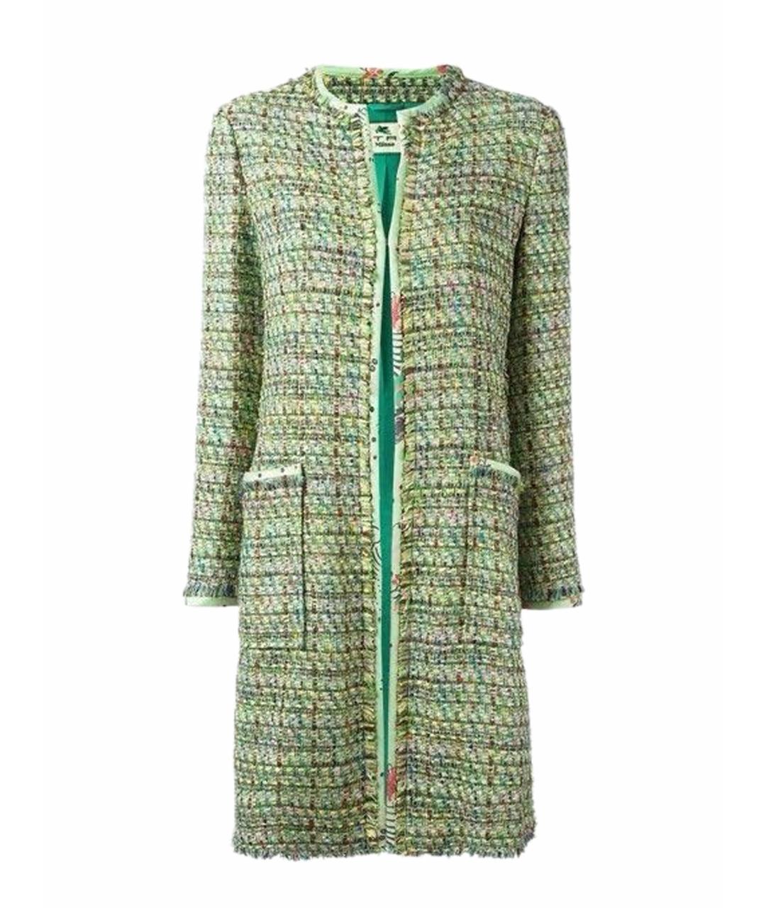 ETRO Зеленые хлопковое пальто, фото 1