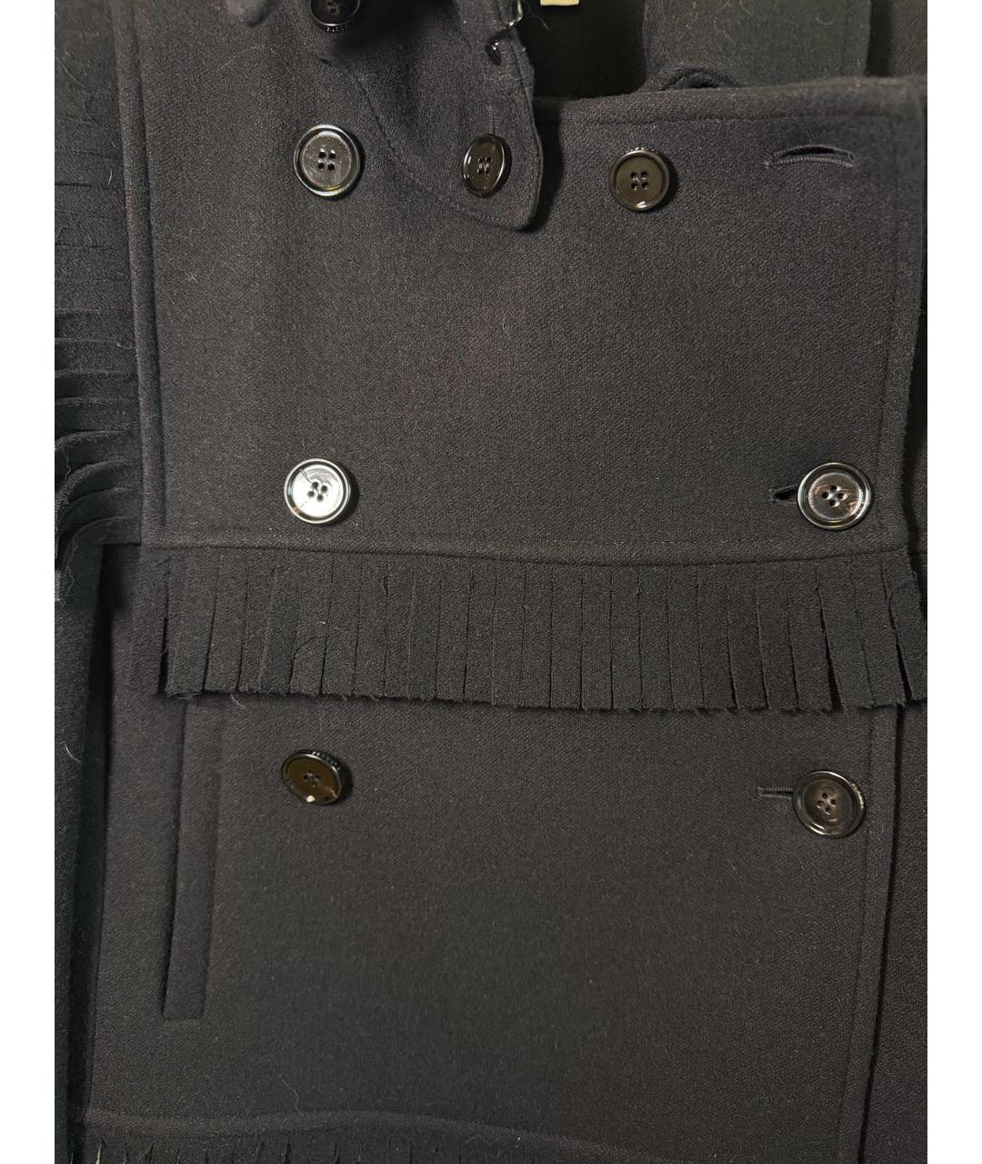 BURBERRY Темно-синее кашемировое пальто, фото 4
