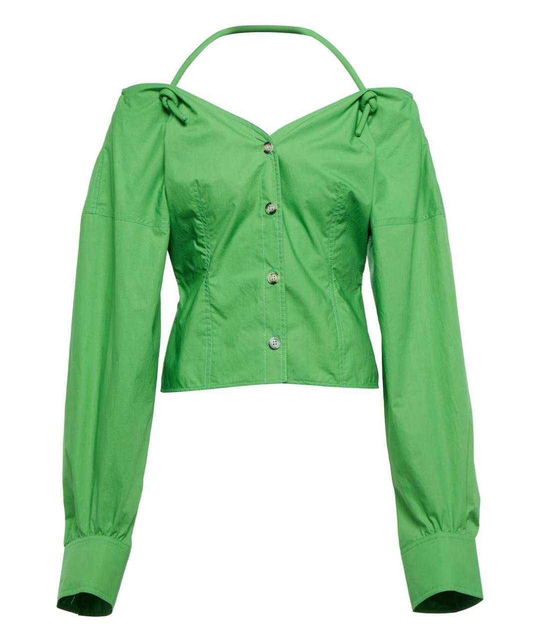 NANUSHKA Зеленая блузы, фото 4