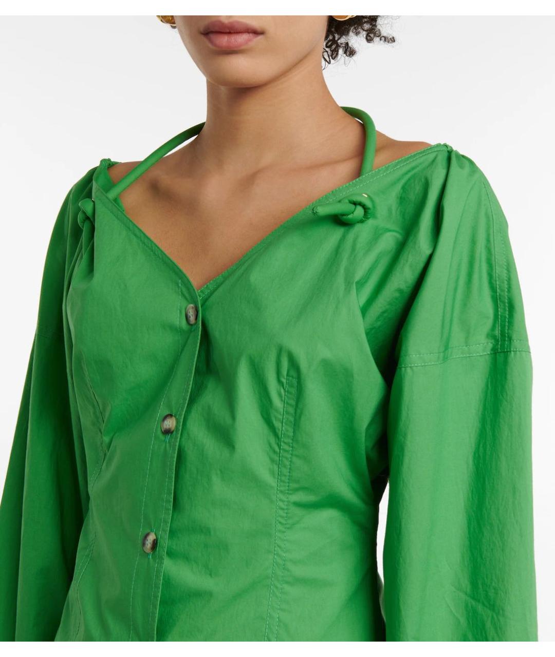 NANUSHKA Зеленая блузы, фото 2