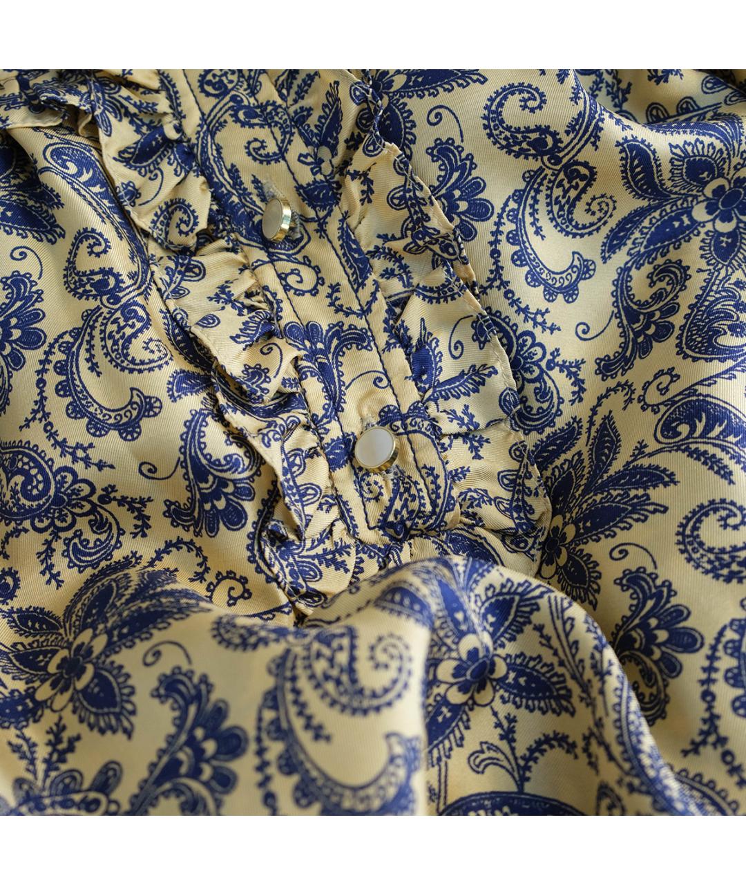 SANDRO Бежевое шелковое повседневное платье, фото 4