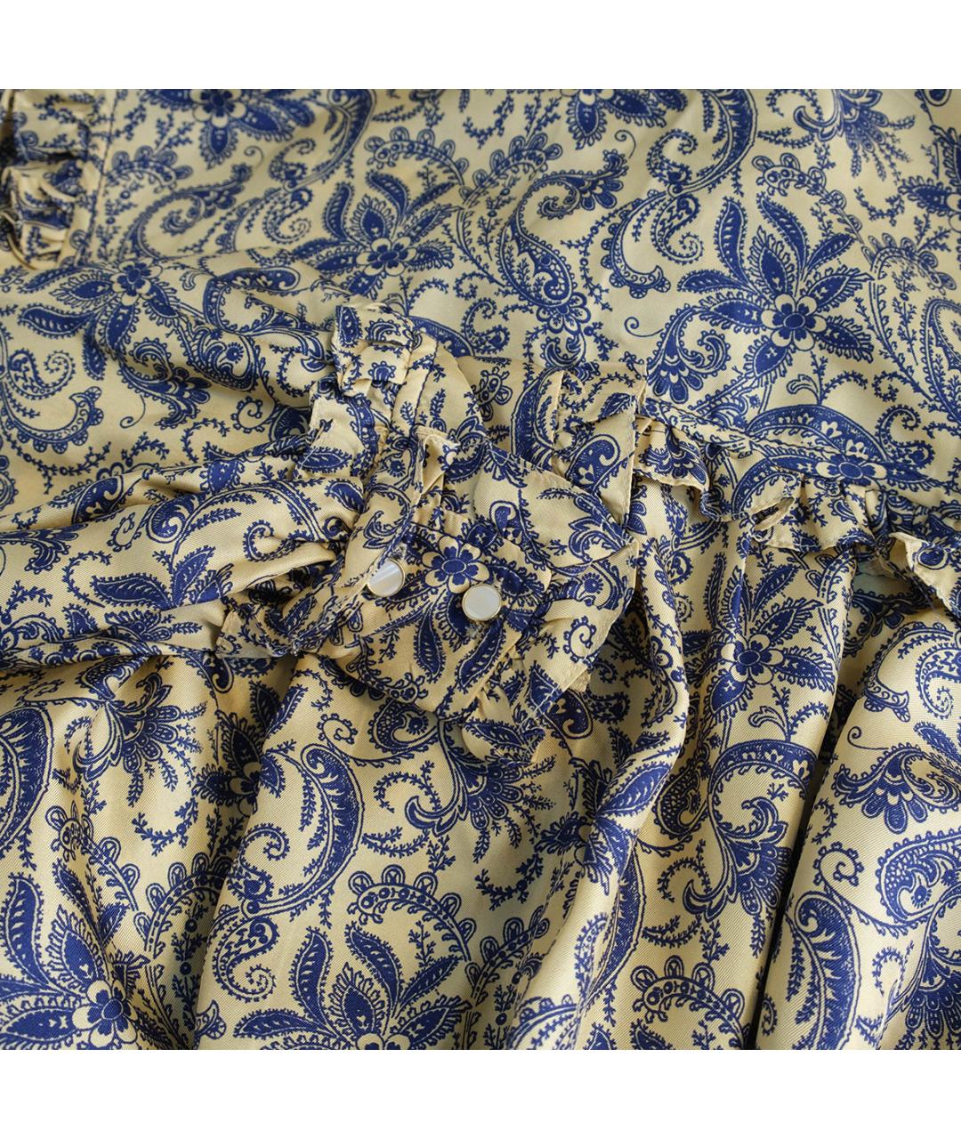 SANDRO Бежевое шелковое повседневное платье, фото 5