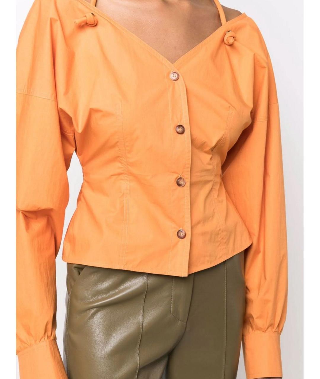 NANUSHKA Оранжевая блузы, фото 4