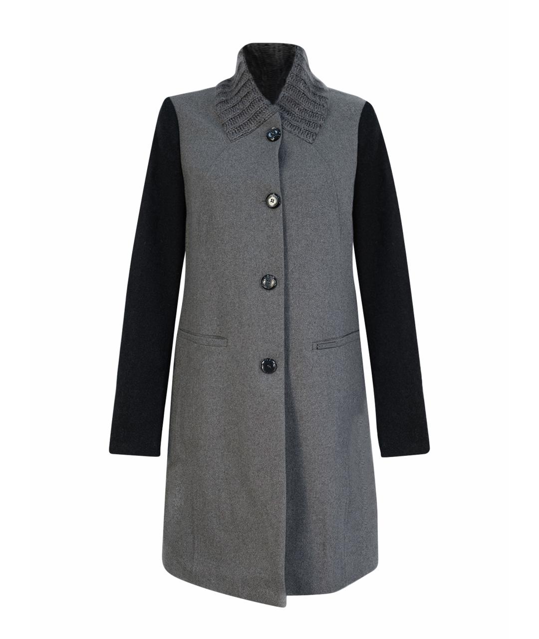 LIU JO Коричневое шерстяное пальто, фото 1